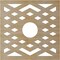 Ekena Millwork Chevron Wood Fretwork Pierced Ceiling Medallion, Birch, 26"OD x 6 3/4"ID x 1/4"T CMWP26X26X0250CHBI - alternate 3